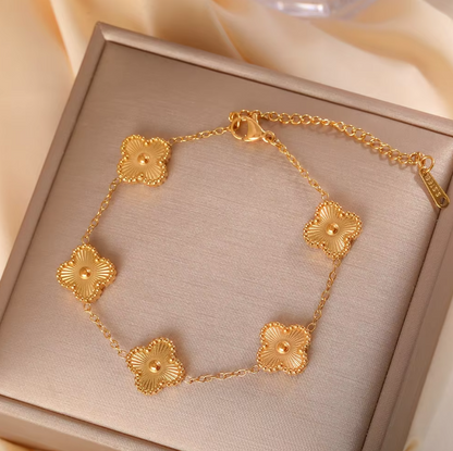 Golden Clover Bracelet