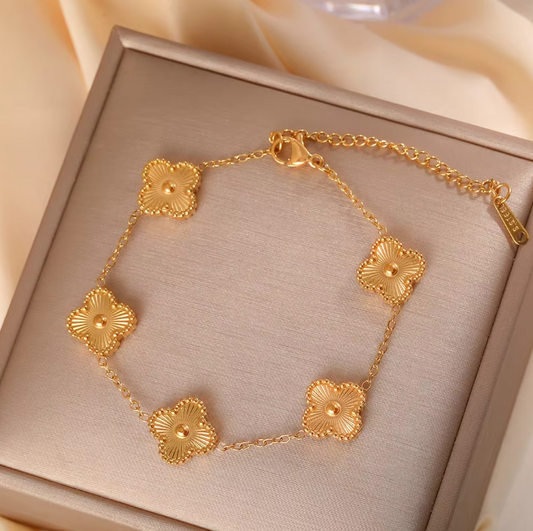 Golden Clover Bracelet