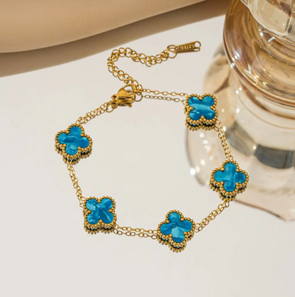 Chic Glossy Clover Bracelets