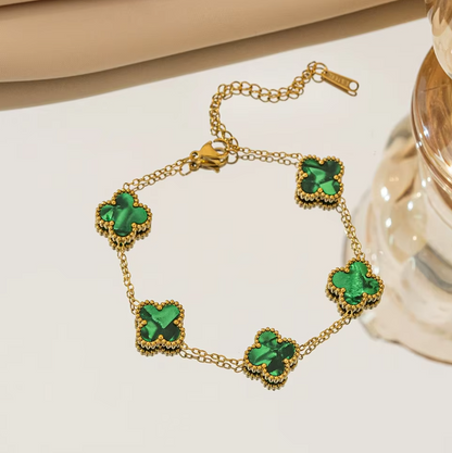 Chic Glossy Clover Bracelets