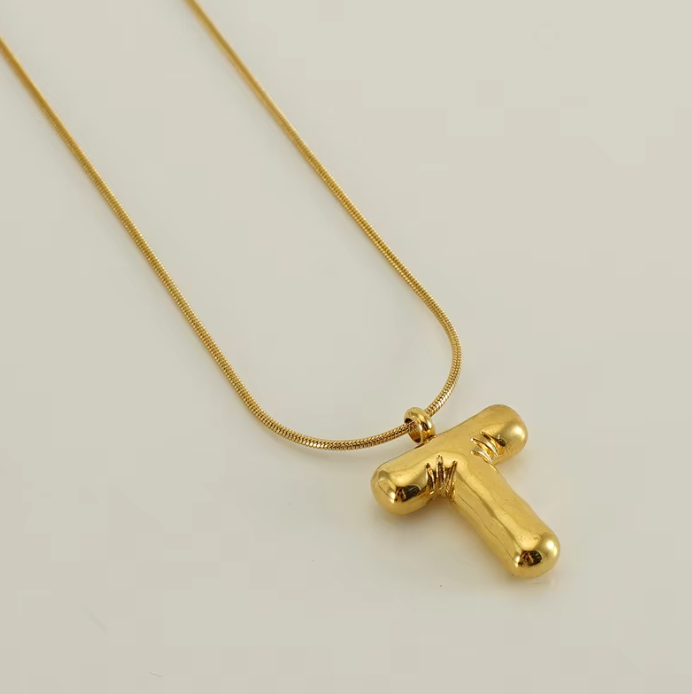 Initial Bubble Necklace